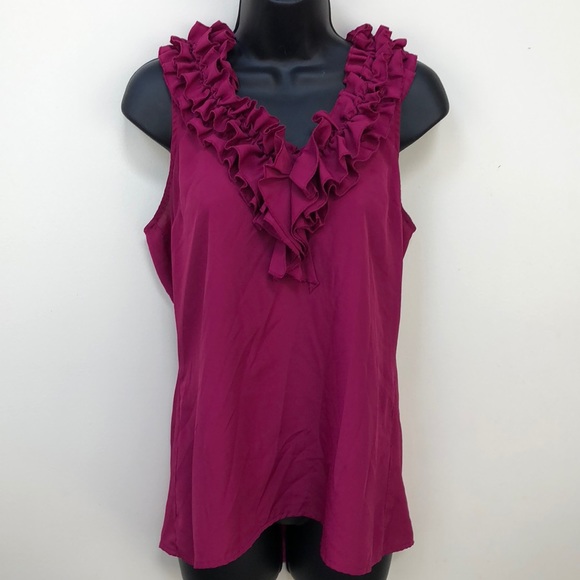 New York & Company Tops - FINAL PRICE ❤️ New York & Company Ruffle Blouse M
